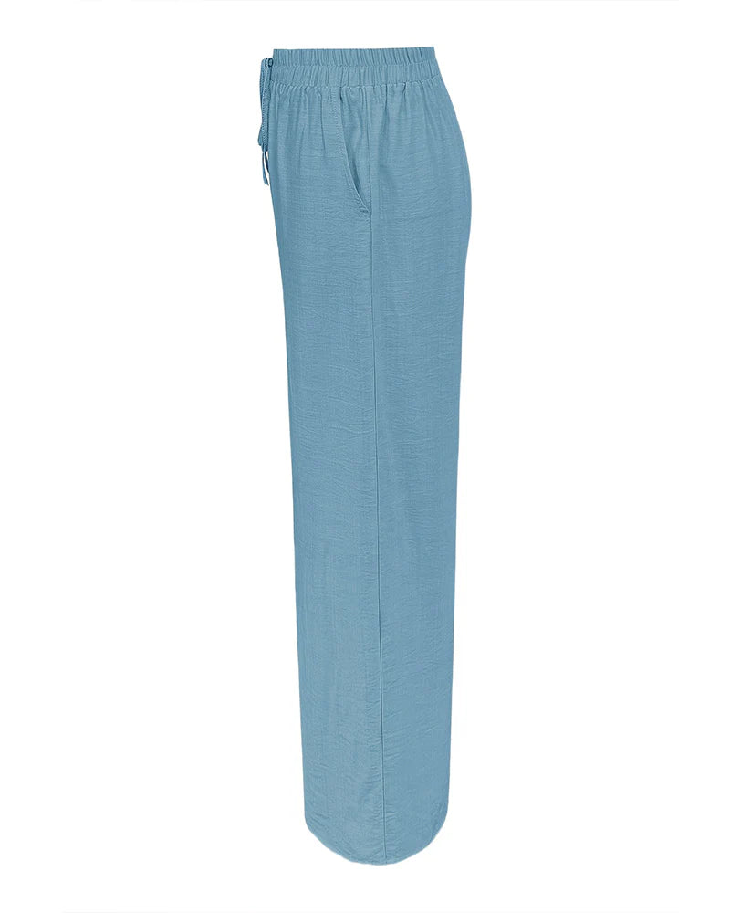 Women's High-Waisted Wide-Leg Pants
