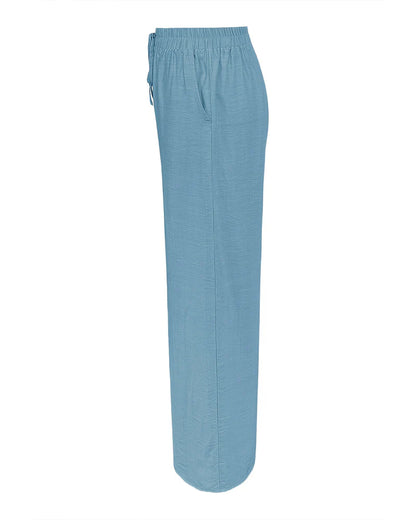 Women's High-Waisted Wide-Leg Pants