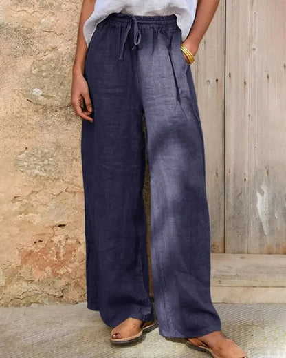 Women's High-Waisted Wide-Leg Pants
