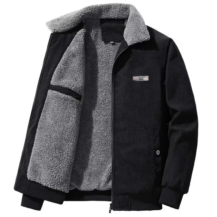 Men's Corduroy Sherpa-Lined Jacket