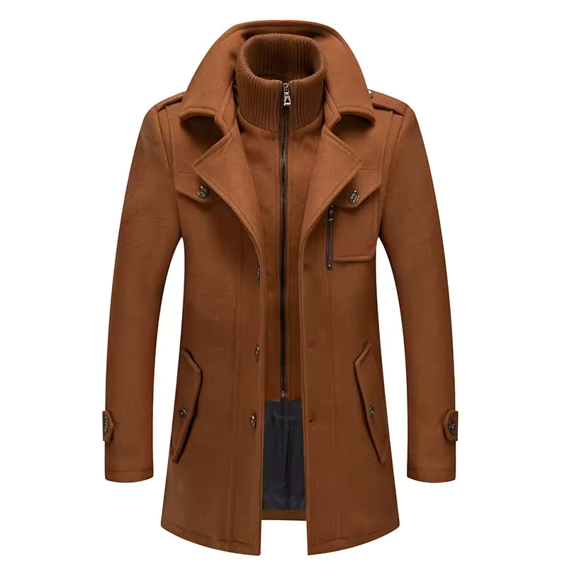 Men's Button-Front Coat