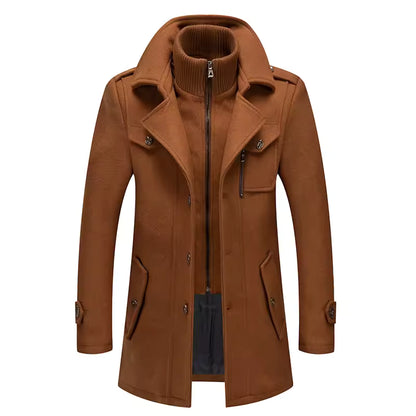 Men's Button-Front Coat