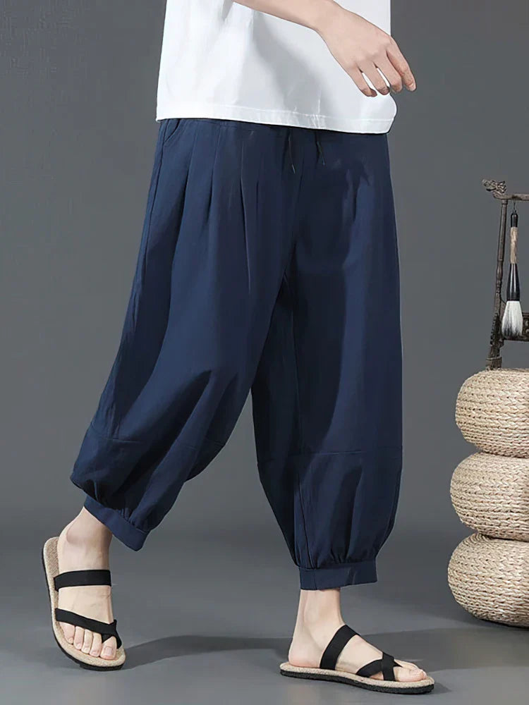 Men's Drawstring Relaxed Fit Pants
