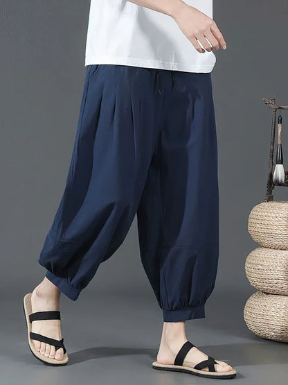 Men's Drawstring Relaxed Fit Pants