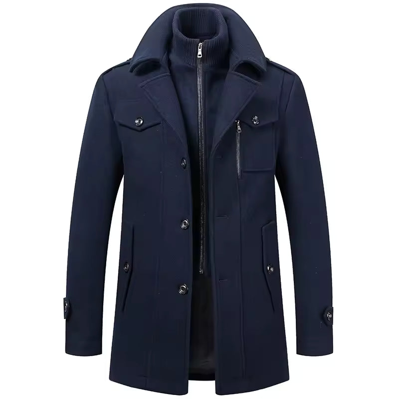 Men's Button-Front Coat