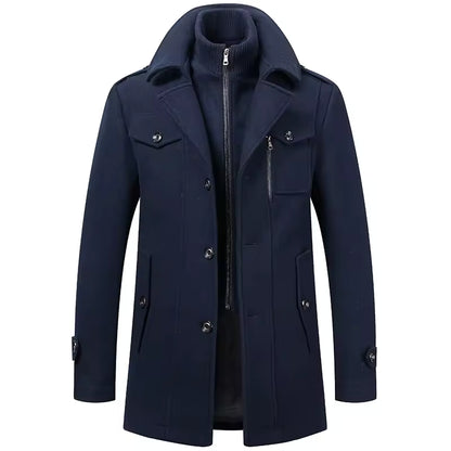 Men's Button-Front Coat