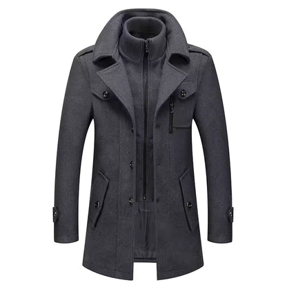 Men's Button-Front Coat