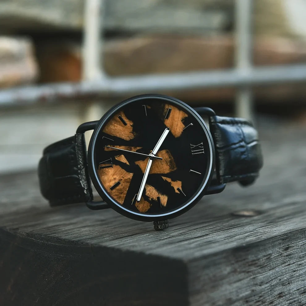 Wooden Dial Wristwatch
