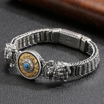 Guardian Lion Medallion Bracelet