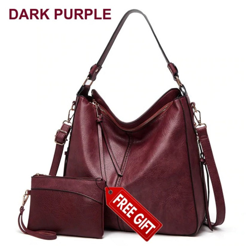 Women's Structured Hobo Shoulder Bag