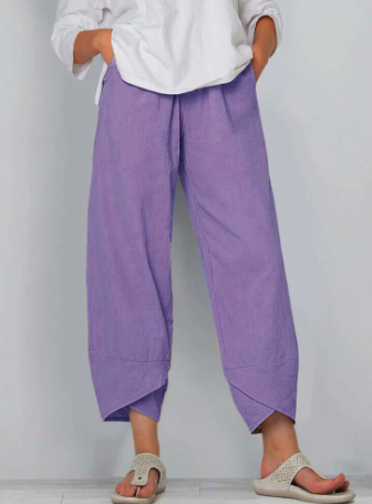 Women’s Asymmetrical Relaxed Fit Casual Pants