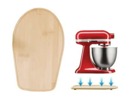 Handmade Bamboo Mixer Sliding Tray