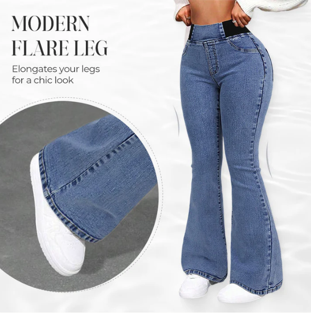 Women’s High Rise Stretch Flare Leg Jeans