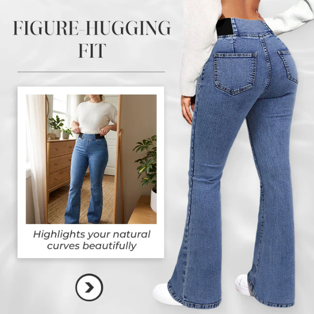 Women’s High Rise Stretch Flare Leg Jeans