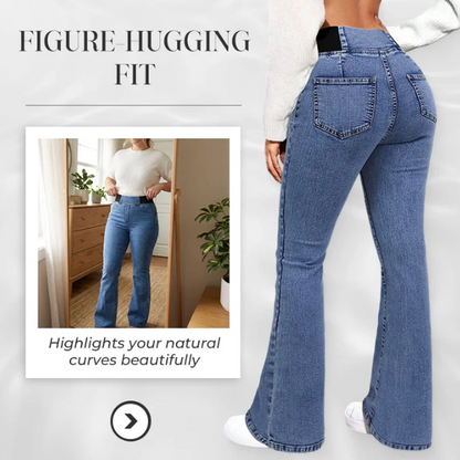 Women’s High Rise Stretch Flare Leg Jeans