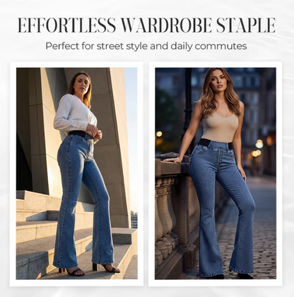 Women’s High Rise Stretch Flare Leg Jeans