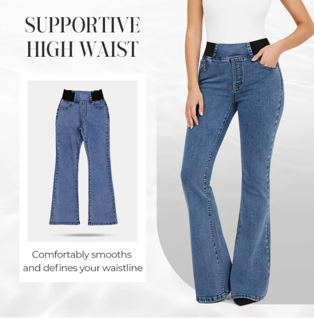 Women’s High Rise Stretch Flare Leg Jeans