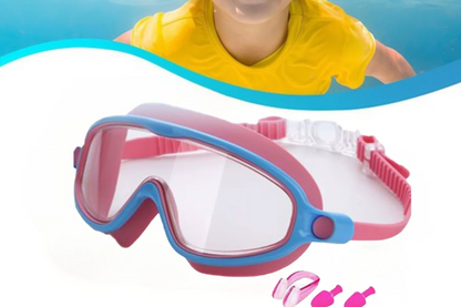 Clip-On Swim Goggles with Adjustable Strap
