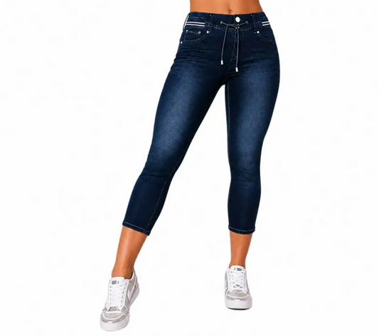 Women's Stretch Denim Capri Jeans