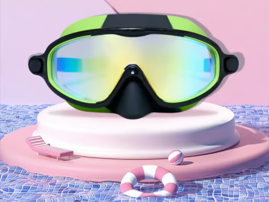 Kids HD Waterproof Anti-Fog Swim Goggles
