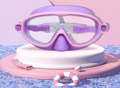Kids HD Waterproof Anti-Fog Swim Goggles