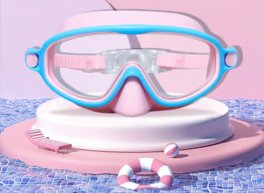 Kids HD Waterproof Anti-Fog Swim Goggles