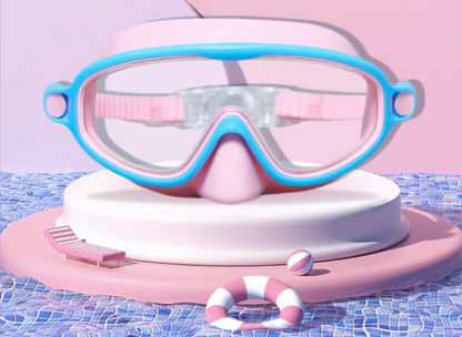 Kids HD Waterproof Anti-Fog Swim Goggles