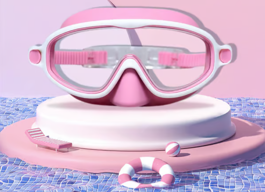 Kids HD Waterproof Anti-Fog Swim Goggles