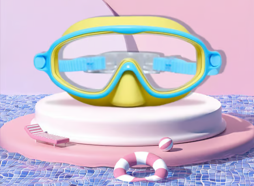 Kids HD Waterproof Anti-Fog Swim Goggles