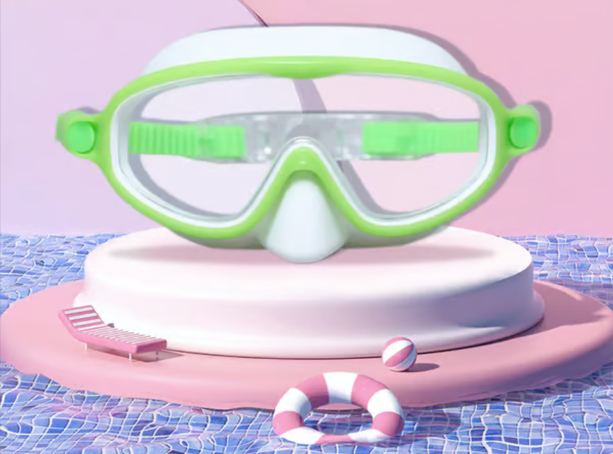 Kids HD Waterproof Anti-Fog Swim Goggles
