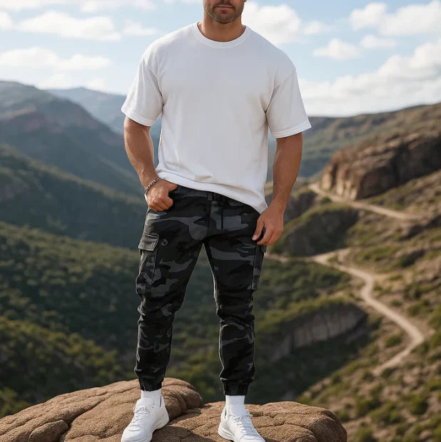 Men’s Heavy Duty Multi-Pocket Utility Trousers