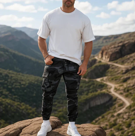 Men’s Heavy Duty Multi-Pocket Utility Trousers