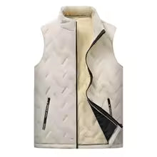 Men's Quilted Stand-Collar Vest