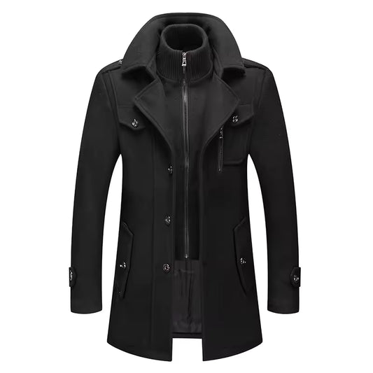 Men's Button-Front Coat
