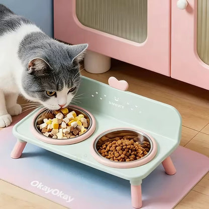 Elevated Double Pet Bowl Stand