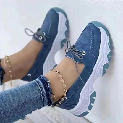 Women's Lace-Up Casual Sneakers