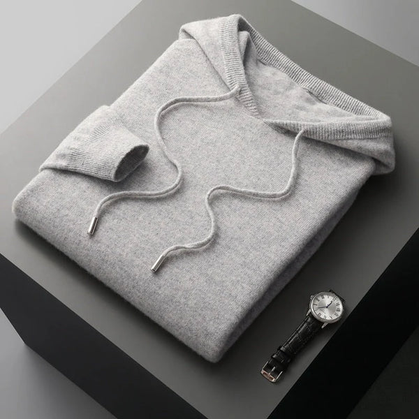 Men’s Hooded Knit Sweater