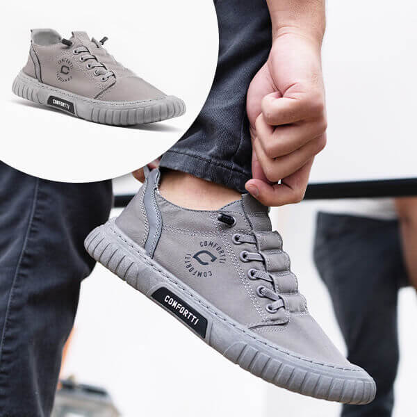 Men’s Lightweight Low-Top Lace-Up Sneakers