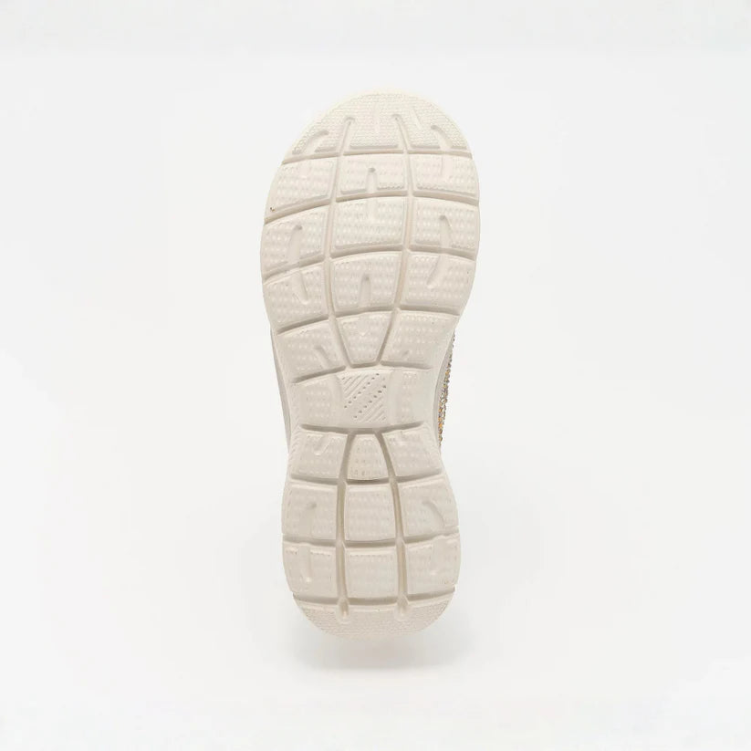 Women's Rhinestone Knit Thong Sandals