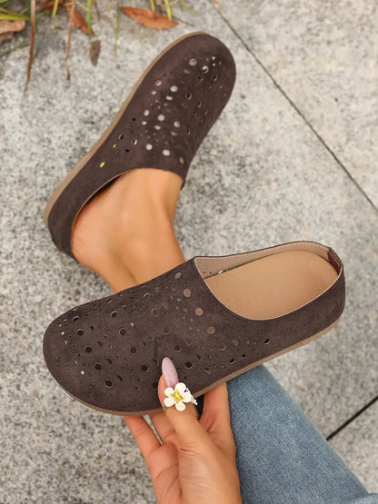 Women's Perforated Slip-On Flats