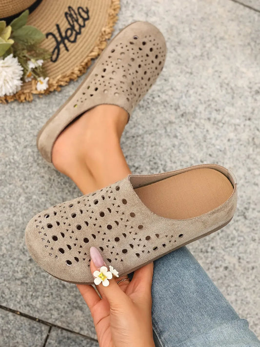 Women's Perforated Slip-On Flats