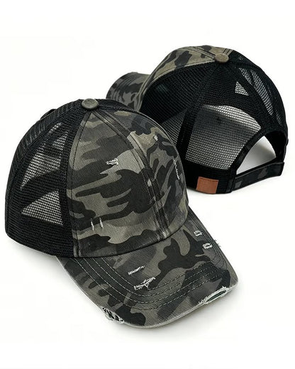 Women's Criss-Cross Ponytail Baseball Cap