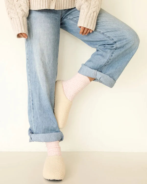 Sherpa Backless Slippers