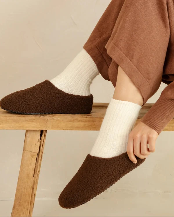 Sherpa Backless Slippers