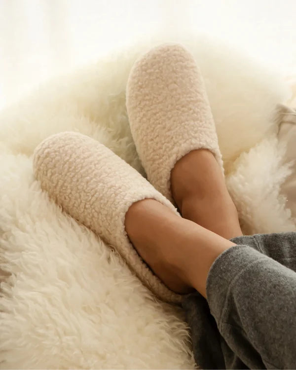 Sherpa Backless Slippers