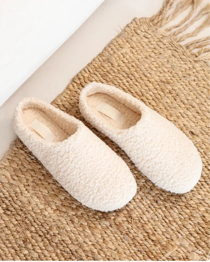 Sherpa Backless Slippers