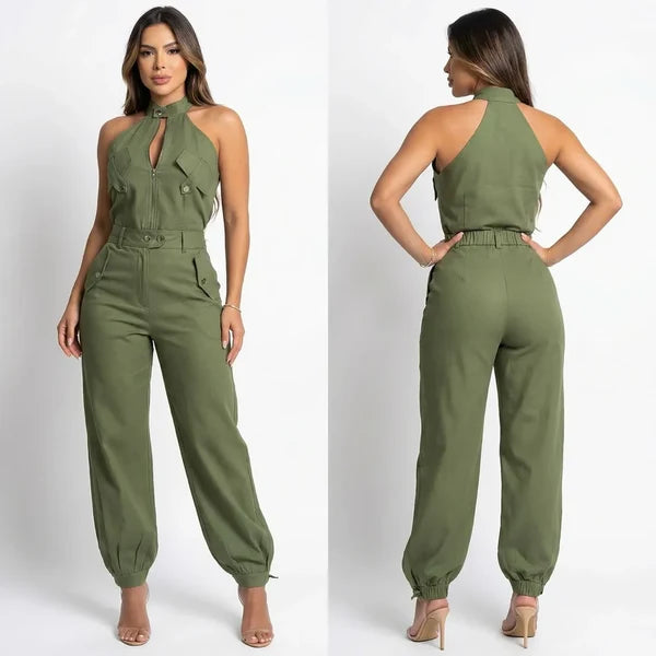 Women’s Cargo Jumpsuit