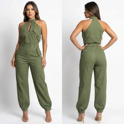 Women’s Cargo Jumpsuit
