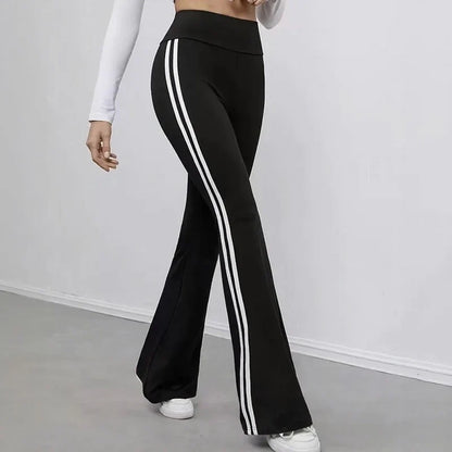 Women's High Waist Flare Pants