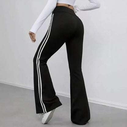 Women's High Waist Flare Pants